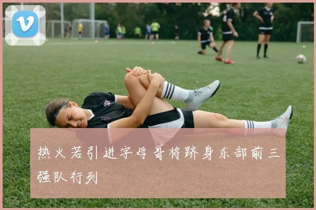 热火若引进字母哥将跻身东部前三强队行列